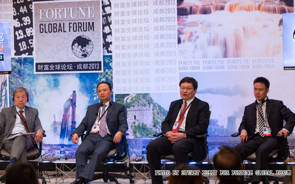 劉漢元主席出席2013財(cái)富全球論壇